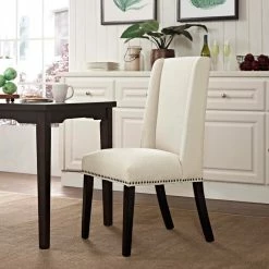 Cheapest ✨ LexMod Baron Parsons Upholstered Fabric Dining Side Chair, Beige ✨ -Living Room Furniture Shop d7d1538000cd2053 0323 w800 h800 b0 p0