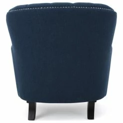 Promo 💯 GDFStudio GDF Studio Alfred Royal Vintage Design Upholstered Arm Chair, Dark Blue 😍 -Living Room Furniture Shop d9714c0301aebf3d 9354 w800 h800 b1 p0