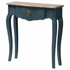 Cheap 😀 Baxton Studio Mazarine Classic And Provincial Blue Spruce Console Table 🎁
