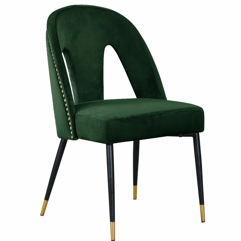 New π MOD The Roxy Dining Chair, Green, Velvet, Set Of 2 β 2 New π MOD The Roxy Dining Chair, Green, Velvet, Set Of 2 β - Image 2
