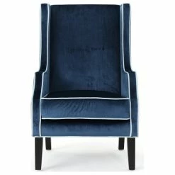 Top 10 🌟 GDFStudio GDF Studio Edell Traditional New Velvet Two Toned High Winged Back Club Chair, C 🧨 -Living Room Furniture Shop e2b10a3b01c98c97 9006 w800 h800 b1 p0