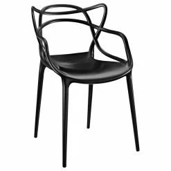 New 🤩 LexMod Entangled Dining Armchair, Black 💯 -Living Room Furniture Shop e5215f4700cd1c65 9455 w800 h800 b1 p0