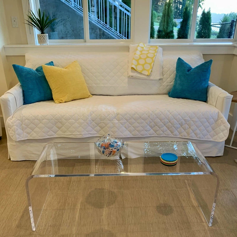 Brand new 🎉 Southeastflorida Acrylic Coffee Cocktail Table Lucite, 44"x 16"x 16", 3/4" Thick 🥰 2 Brand new 🎉 Southeastflorida Acrylic Coffee Cocktail Table Lucite, 44"x 16"x 16", 3/4" Thick 🥰 - Image 2