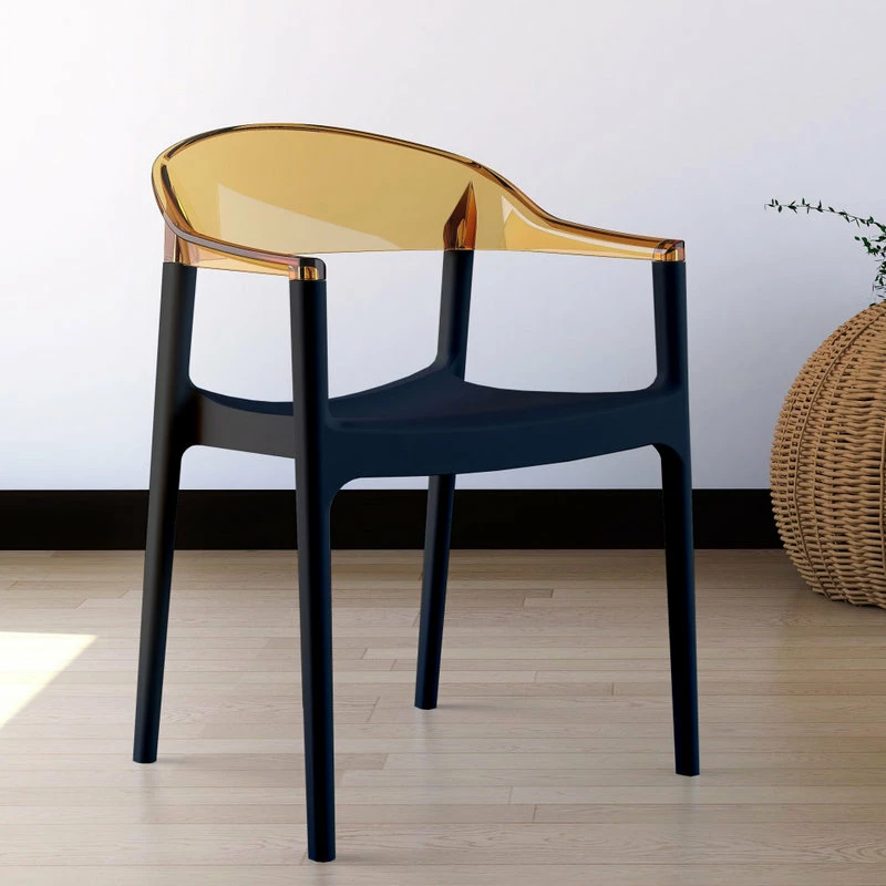 Buy π MOD The Enders Dining Chair, Black And Transparent Amber, Polypropylene, Set Of 2 β 6 Buy π MOD The Enders Dining Chair, Black And Transparent Amber, Polypropylene, Set Of 2 β - Image 6