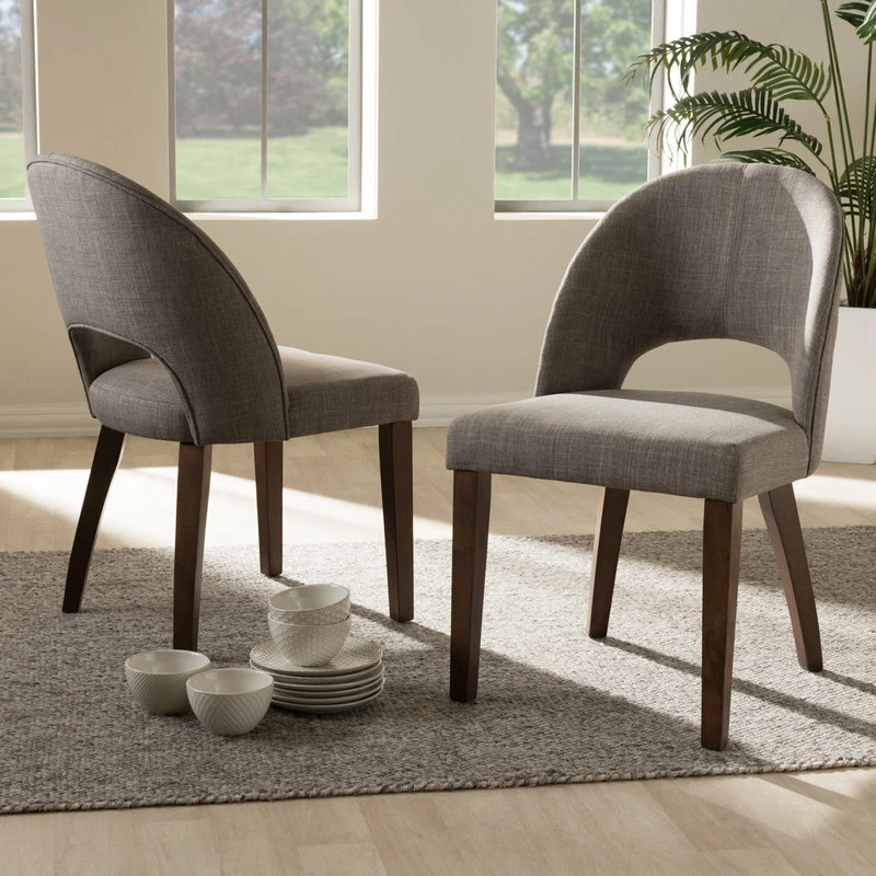 Best reviews of 😉 Baxton Studio Wesley Walnut Finished Wood Dining Chair, Set Of 2, Light Gray 😍 5 Best reviews of 😉 Baxton Studio Wesley Walnut Finished Wood Dining Chair, Set Of 2, Light Gray 😍 - Image 5