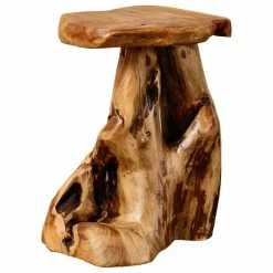 Cheapest 🎉 Greenage Cedar Roots Table Stand, Cedar, 14"x16.5"x19.5" 🎉