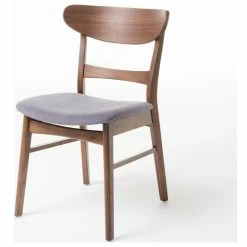 Best reviews of 😍 GDFStudio Skylar Dining Chairs, Set Of 4, Dark Gray/Walnut ⭐ -Living Room Furniture Shop f41159e70f907237 5219 w800 h800 b1 p0