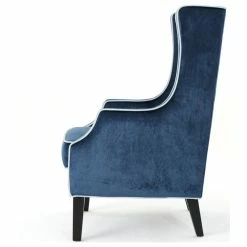 Top 10 🌟 GDFStudio GDF Studio Edell Traditional New Velvet Two Toned High Winged Back Club Chair, C 🧨 -Living Room Furniture Shop f6e1c5d301c98c9d 9006 w800 h800 b1 p0