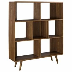 Budget ⌛ LexMod Transmit Bookcase, Walnut 🌟