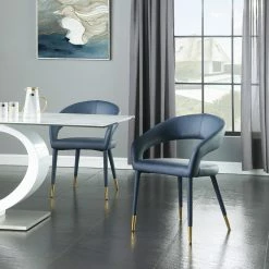 Deals 🔔 Meridian Furniture Destiny Dining Chair, Navy, Faux Leather 👍 14 Deals 🔔 Meridian Furniture Destiny Dining Chair, Navy, Faux Leather 👍 -Living Room Furniture Shop fa71a42c018ee597 3428 w800 h800 b0 p0