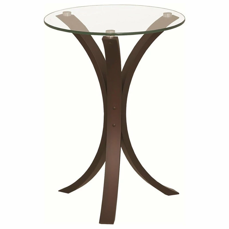 Cheap 🔥 Coaster Home Furnishings Coaster Snack Table With Glass Top, Cappuccino 🔥 1 Cheap 🔥 Coaster Home Furnishings Coaster Snack Table With Glass Top, Cappuccino 🔥