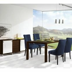 Cheap 🔥 Meridian Furniture Oxford Velvet Dining Chair, Set Of 2, Navy ✨ -Living Room Furniture Shop fcc1dece027414ee 5015 w800 h800 b0 p0