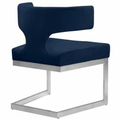 Best reviews of ✔️ MOD The Eve Dining Chair, Navy And Chrome, Velvet And Metal 😀 -Living Room Furniture Shop fd51ddaf0274186e 0735 w800 h800 b1 p0