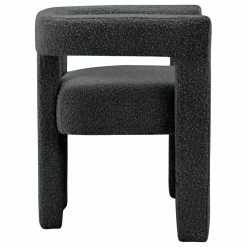 Cheap 🔔 MOD The Camille Dining Chair, Bouclé Fabric, Black ✔️ -Living Room Furniture Shop fff18ae8039b8b95 5595 w800 h800 b1 p0