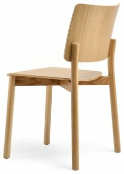 Cheapest ✨ Kollektiff Mia Stacking Chair, American White Oak With Solid Wood Frame ⌛