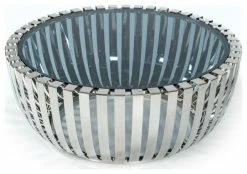 Best Sale ✔️ Vig Furniture Inc. Modrest Cage Modern Stainless Steel Round Coffee Table With Glass Top 🎉