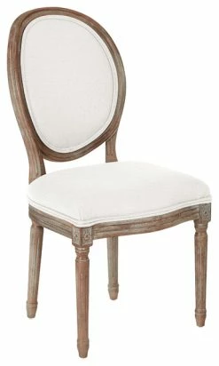 Deals 🌟 Office Star Products Lillian Oval Back Chair, Linen 🎁